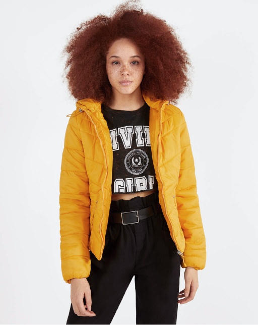 Hooded puffer jacket