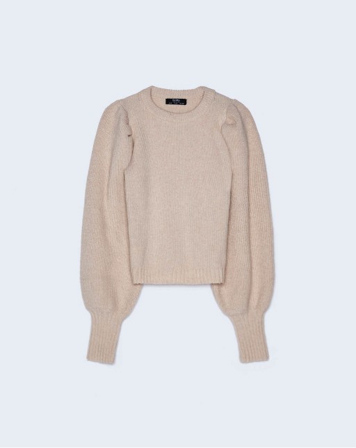 Sweater with voluminous sleeves - Image 5