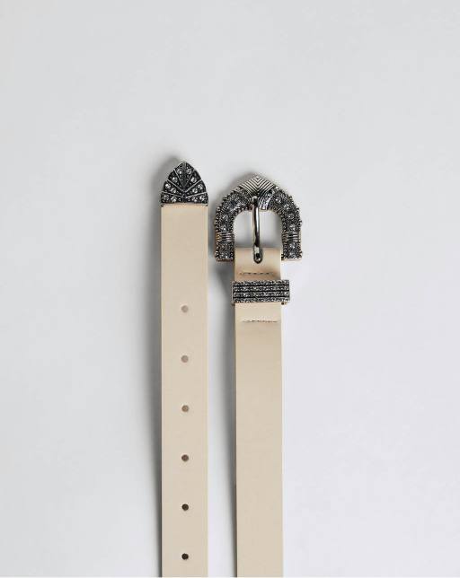 Cowboy belt with rhinestone details - Image 5