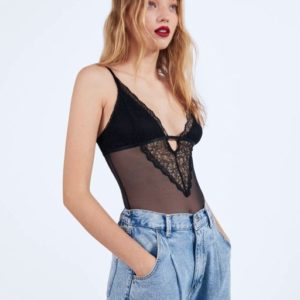 Iridescent organza blouse